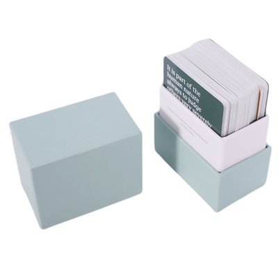 주문 갑판 박스로 카드놀이를 하는 280g 인쇄할 수 있는 게임 카드 ODM OEM 마무리 순간 용지 online manufacture