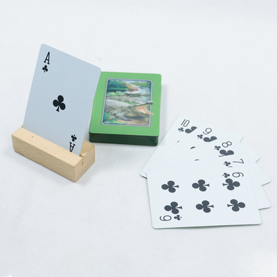 주문 3D 시각 효과 동물 포커 카드를 플레이 사용자 지정 로고 카드 플레이 덱 플라스틱 PVC online manufacture