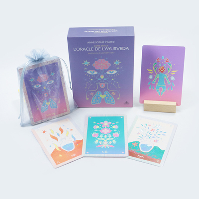 주문 주문 인쇄 된 여자 사랑스러운 오라클 타로 카드 가방 인쇄 프랑스 로맨틱 타로 카드 online manufacture