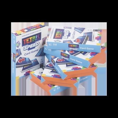 주문 맞춤 인쇄 어린이 테트리스 카드 게임 재미있는 퍼즐 카드 게임 어린이 가족 파티 online manufacture