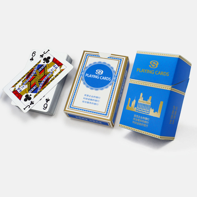 주문 맞춤형 디자인 플라스틱 담배 케이스 두 데크 포커 카드 게임 기업 문화 online manufacture