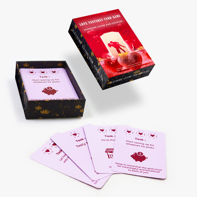 주문 침실 게임을 사용자 지정하세요 재미있는 질문 모험 연애 언어 카드 게임 커플 online manufacture
