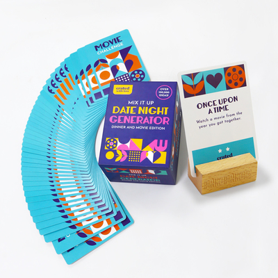 주문 CMYK 컬러 프린팅 맞춤형 재미 믹스 잇 데이트 나이트 카드 게임 남녀 online manufacture