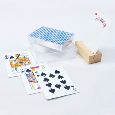 주문 맞춤형 은 엣지 게임 카드 라크 및 단단한 플라스틱 케이스와 개인화 online manufacture