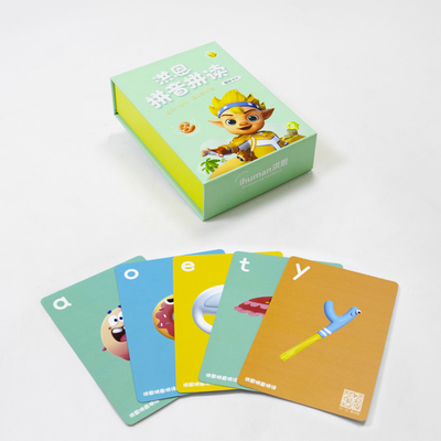주문 아랍어와 중국어를 배우기 EPS 아트워크 형식의 어린이용 주문 인쇄 플래시 카드 online manufacture
