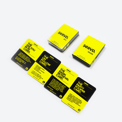 주문 인쇄 서비스 및 커플을 위한 상자와 맞춤형 일반 종이 마시는 게임 카드 online manufacture