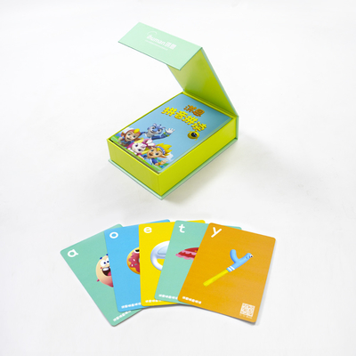 주문 CMYK / 판톤 색상과 친환경 재료로 된 영어 수학 플래시 카드 online manufacture