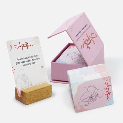주문 자석 상자와 함께 두 개의 심오한 질문 카드 online manufacture