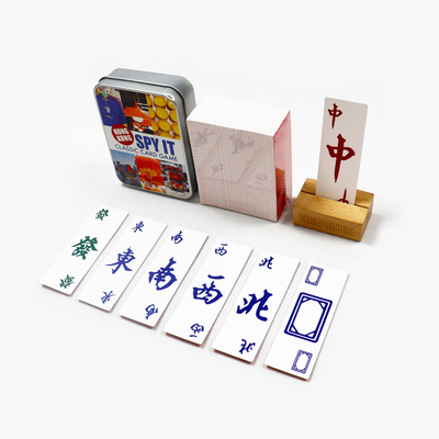 주문 사용자 지정 인쇄 미국 마존 카드 게임 카드 멀티 플레이어 종이 마존 카드 틴 상자 online manufacture