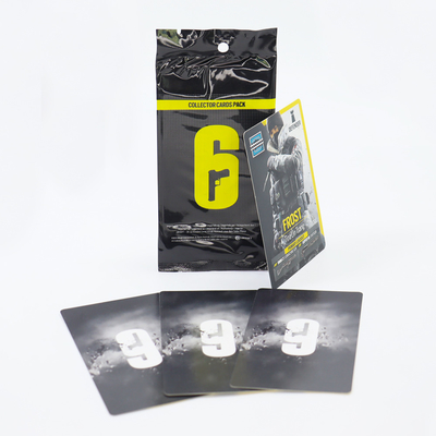 주문 사용자 지정 홀로그램 수집 카드 공장 인쇄 전투 게임 캐릭터 카드 플라스틱 가방 online manufacture