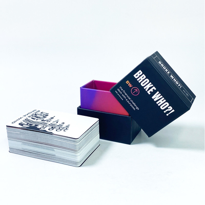 주문 가족 커플 금융 도전 카드 게임 사용자 지정 개인화 된 모글 빈 카드 게임 음주 게임 online manufacture