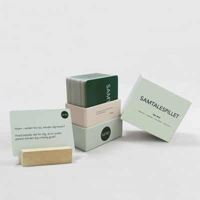 주문 Custom Printed Relationship Card Game for Adults Custom Design CMYK/Pantone Colors Entertainment Printing online manufacture