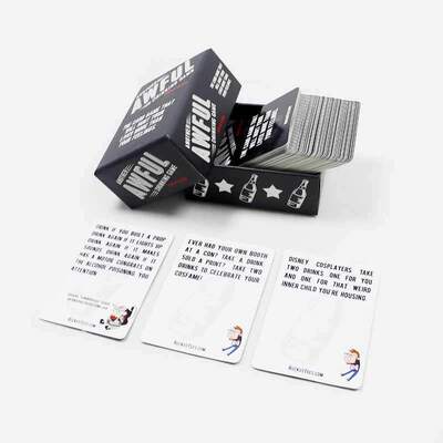 주문 Eco-friendly Custom Team Question Discussion Card Game Design Printing Couples Adult Drinking Game Cards online manufacture