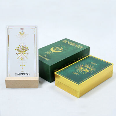 주문 맞춤형 사이즈 친환경 내구성 인쇄 가능한 타로 카드 (개인 맞춤 게임 및 선물용) online manufacture