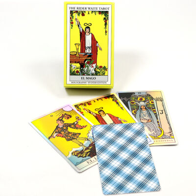 주문 맞춤 디자인 310gsm 블랙 코어 종이 타로 카드 (57*87mm 사이즈, 개인 맞춤 사용용) online manufacture
