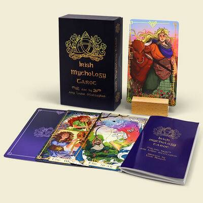 주문 파티 및 선물용으로 인쇄된 사용자 지정 로고와 함께 맞춤형 방수 PVC 300gsm 블루 코어 타로 카드 online manufacture