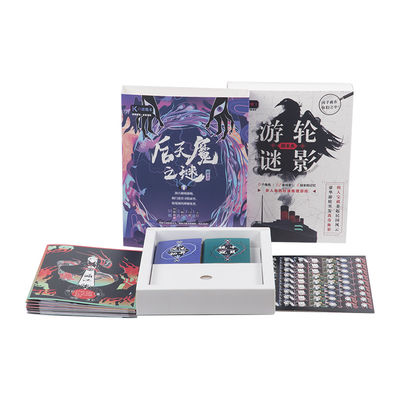 주문 linen texture Paper Board Game different colors OEM ODM Service online manufacture