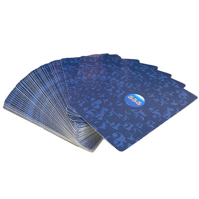 주문 57*87mm Air Cushion Finish Playing Cards 555 Blue Back online manufacture