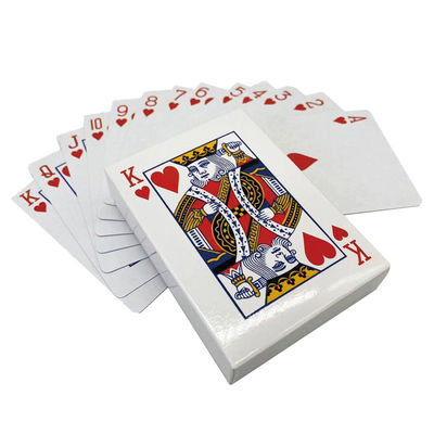 주문 Pvc Custom Playing Cards , CMYK Personalized Poker Cards online manufacture