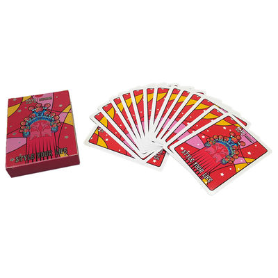 주문 Varnishing Personalised Poker Cards , 57*87mm Custom Bridge Cards online manufacture