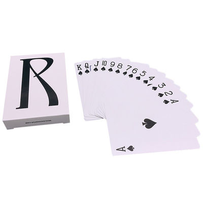 주문 personalized 0.32mm Waterproof 52 Playing Cards Both Side Full Colors online manufacture