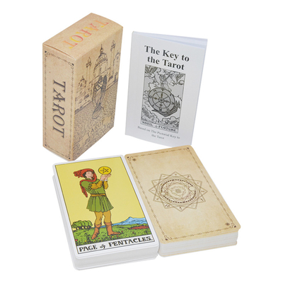 주문 Unique Tarot Deck Tarot 63x88mm Mat With Guidebook Entertainment online manufacture