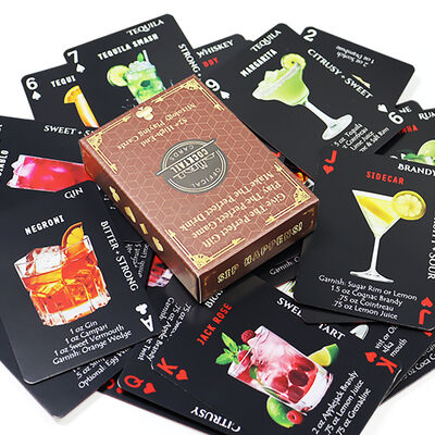 맞춤 디자인 레드 엣지 페이퍼 포커 카드 럭셔리 플레이 카드 (맞춤 인쇄 가능)