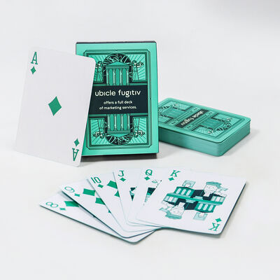 Eco-Friendly Durable Portable Custom Playing Cards Personalized Poker Cards for Parties and Promotions