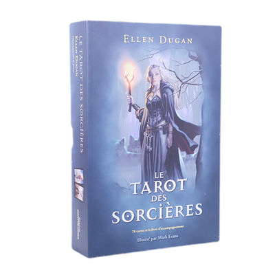 Linen Oracle Tarot Card , PMS Colors print oracle cards With Manual Book