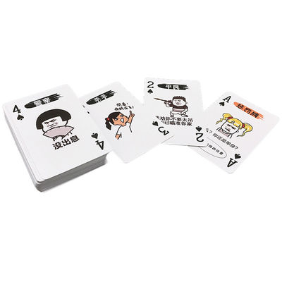 100 Moulds Custom Playing Cards , 63x88mm Plastic Poker Cards